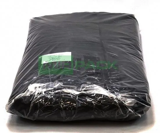 Мешки для мусора 180 литров, 65 мкм, черные, в пачках 100 шт - Вид 2